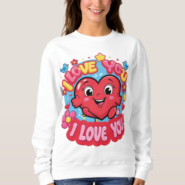 Sweatshirt Je T'Aime (Devant)