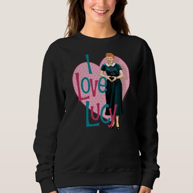 Sweatshirt Je T'Aime Lucy Heart (Devant)