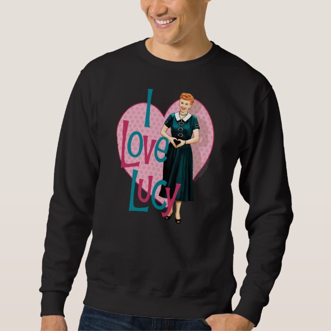 Sweatshirt Je T'Aime Lucy Heart (Devant)
