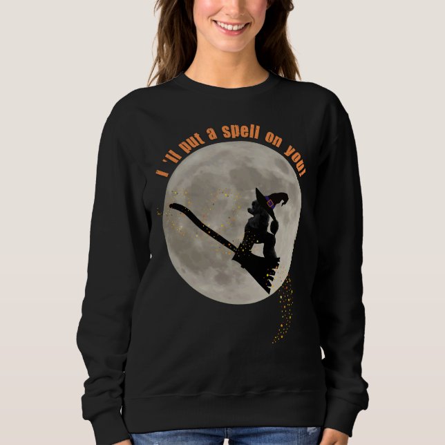 Sweatshirt Je Vais Te Mets Un Signe ! Poodle magique ! (Devant)