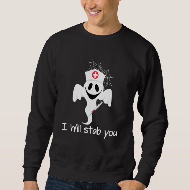 Sweatshirt Je Vais Vous Épouser Halloween Pour Les Femmes Ave (Devant)