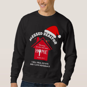 Sweatshirt JE VENDS IMMOBILIER Christian Realtor Noël