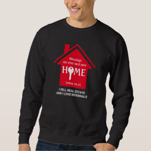Sweatshirt JE VENDS IMMOBILIER Christian Realtor Round