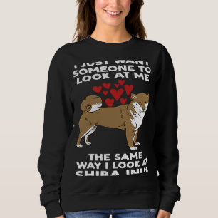 Sweatshirt Je veux me regarder de la même façon que je regard