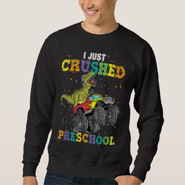 Sweatshirt Je Viens De Cruser Le Monstre Dinosaure Rex De La  (Devant)