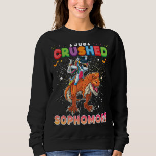 Sweatshirt Je Viens De Cruser Sophomore Dabbing Unicorn Dinos