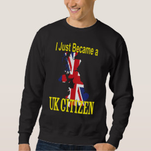 Sweatshirt Je viens de devenir un citoyen britannique New Bri