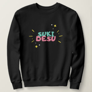 Sweatshirt Je vous aime pièce en t d'Anime