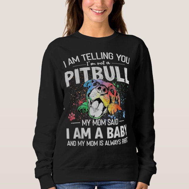 Sweatshirt Je Vous Dis Que Je Ne Suis Pas Propriétaire De Chi (Devant)
