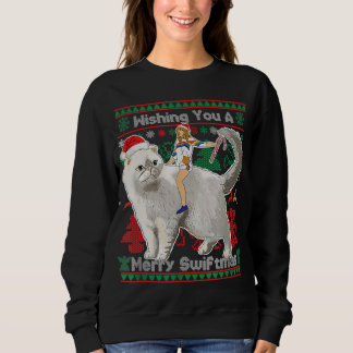 Sweatshirt Je Vous Souhaite Un Joyeux Swiftmas Laid Noël Swea