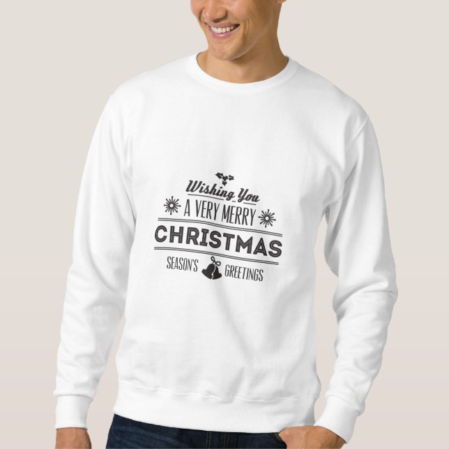 Sweatshirt Je vous souhaite un très joyeux Noël (Devant)