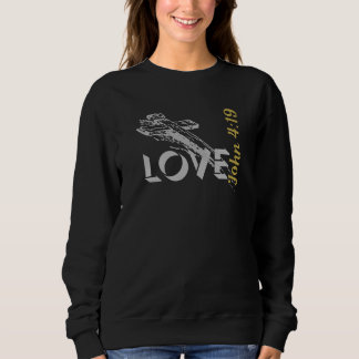 Sweatshirt Jean 4:19 Chrétien T-shirt "AMOUR"