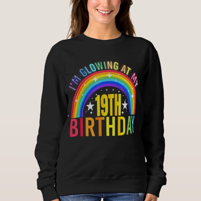 Sweatshirt J'éclate à ma 19e fête d'anniversaire 19 ans (Devant)