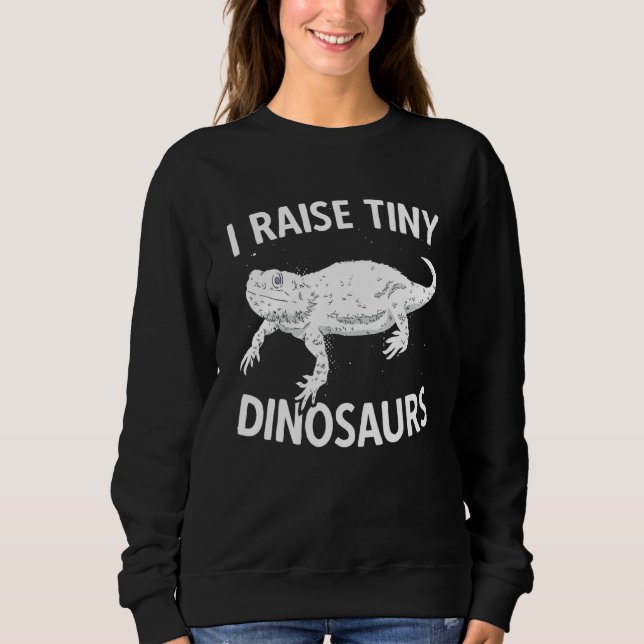 Sweatshirt J'Élève De Minuscules Dinosaures Dragon Reptil Drô (Devant)