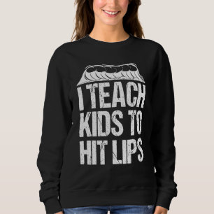 Sweatshirt J'Enseigne Aux Enfants À Toucher Les Lèvres Surf I