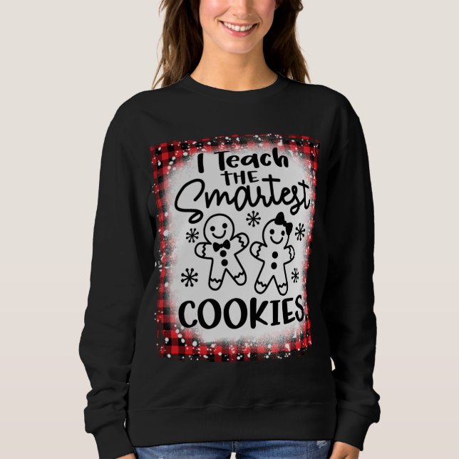 Sweatshirt J'Enseigne Les Cookies Les Plus Simples Enseignant (Devant)