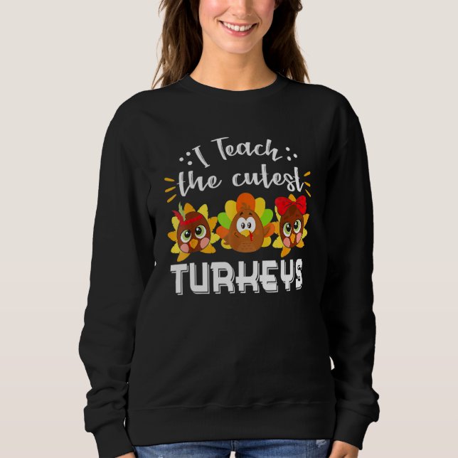Sweatshirt J'Enseigne Les Déchets Les Plus Cuttes Chemises Pr (Devant)