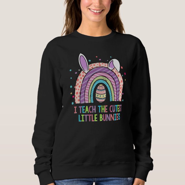 Sweatshirt J'Enseigne Les Petits Grottes Les Plus Cuttes Ense (Devant)