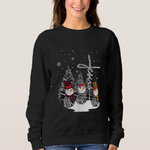 Sweatshirt Jésus amour   Jesus Faith Hope Love Snowman