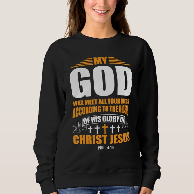 Sweatshirt Jesus Christ (Devant)