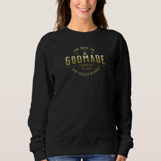 Sweatshirt Jésus-Christ Dieu fait pour femmes