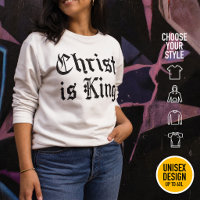 Jésus-Christ est Roi Gothique Art Grunge Blacklett