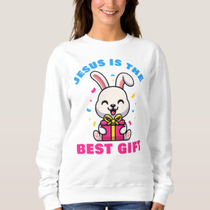 Sweatshirt Jésus est le meilleur cadeau des filles et des fem
