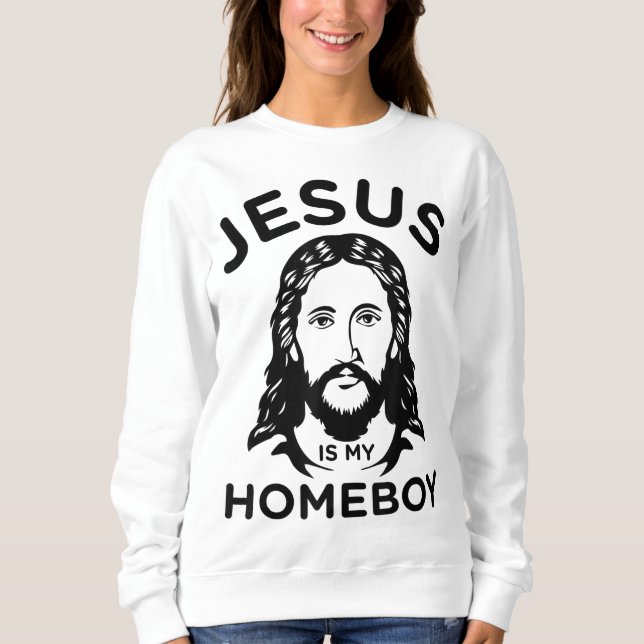 Sweatshirt Jésus Est Mon Enfant (Devant)