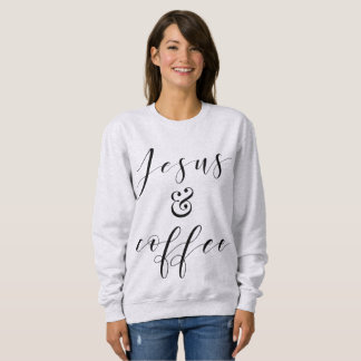 Sweatshirt Jésus et café