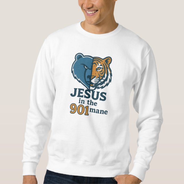Sweatshirt Jesus in the 901 - Christian (Devant)