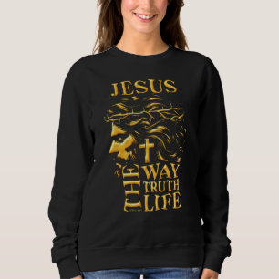 Sweatshirt Jésus, la manière de vivre la vérité