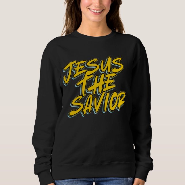 SWEATSHIRT JÉSUS LE SAUVEUR (Devant)