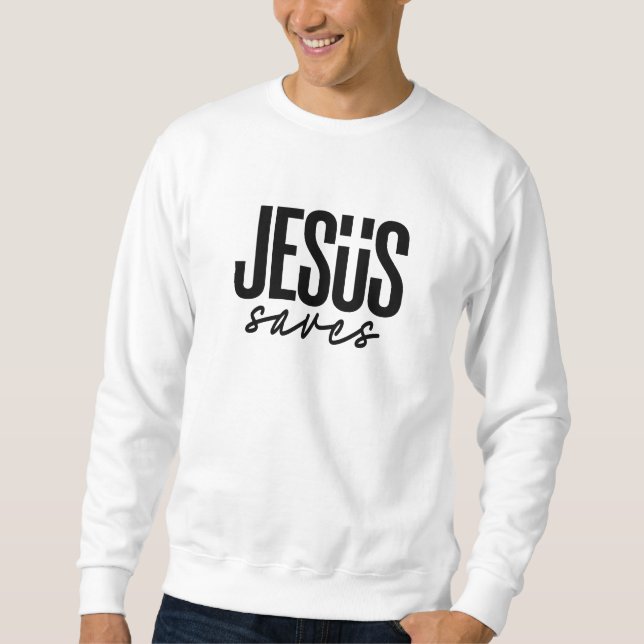 SWEATSHIRT JÉSUS SAUVE (Devant)