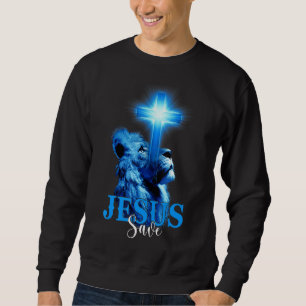 Sweatshirt Jésus Sauvez la Bible Citation de la Bible Christi
