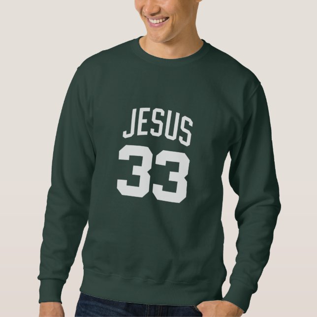 Sweatshirt JESUS - Sports 33 - Chrétien (Devant)