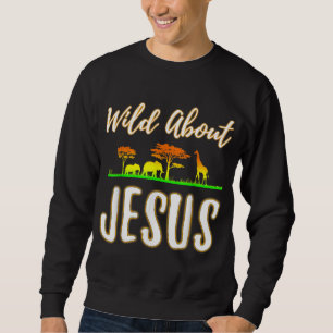 Sweatshirt Jésus VBS Hommes Femmes Enfants Sauvage à propos d