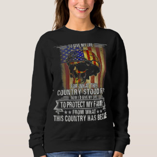 Sweatshirt J'Étais Une Fois Prêt À Donner Ma Vie Pour Ce C