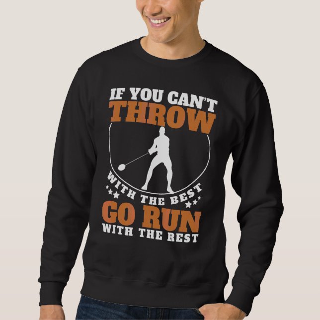 Sweatshirt Jetez Avec La Meilleure Piste De Jeu Et Le Hamme D (Devant)