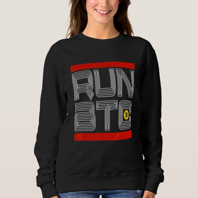 Sweatshirt Jeton De Crypto Bitcoin Btc Bullrun Rich Blocchain (Devant)