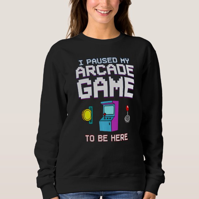 Sweatshirt Jeu d'arcade Machine jeu vidéo Jeu Armoire Gamer (Devant)
