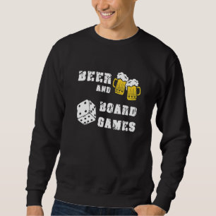 Sweatshirt Jeu De Bière Et Jeux De Société Jeu Geek Nerd Back