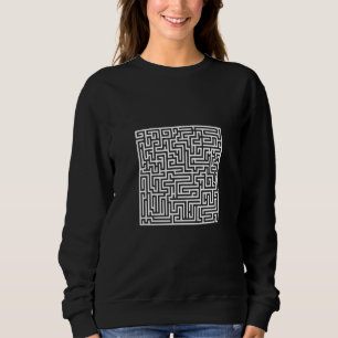 Sweatshirt Jeu de circuit à branches de labyrinthe puzzle