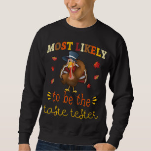 Sweatshirt Jeu de contrepartie d'action de grâces le plus sus