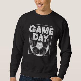 Sweatshirt Jeu de football Jour Joueur entraîneur équipe de f