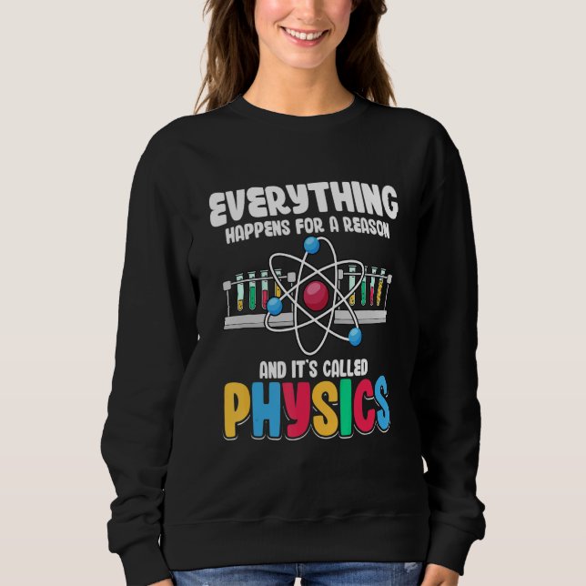 Sweatshirt Jeu de physique (Devant)