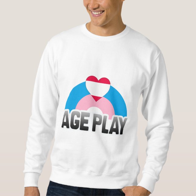 SWEATSHIRT JEU DE RÔLE SUR L'ÂGE ARC-EN-CIEL (Devant)