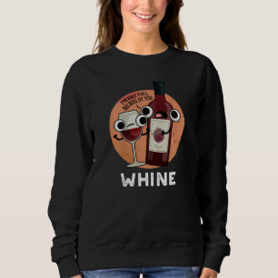 Sweatshirt Jeu de vin de Whine amusant BG foncé