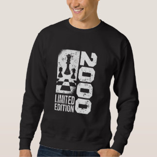Sweatshirt Jeu d'échecs 2000 Pièces d'échecs d'anniversaire