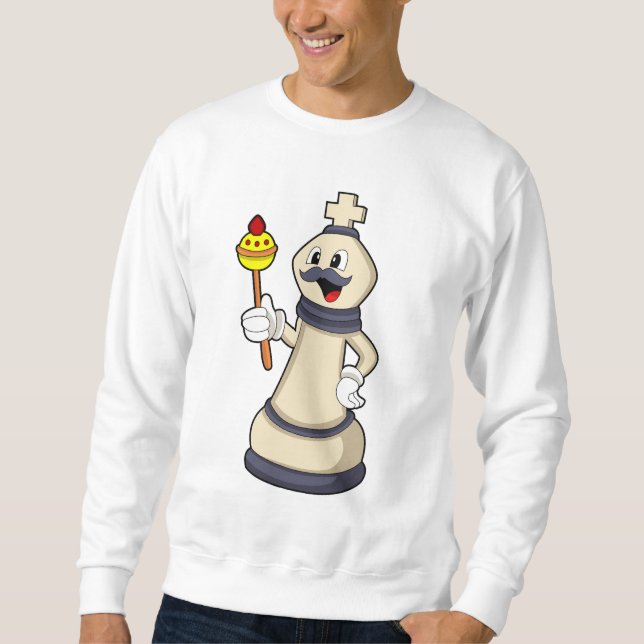 Sweatshirt Jeu d'échecs King à Chess.PNG (Devant)