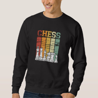Sweatshirt Jeu d'échecs rétro vintage